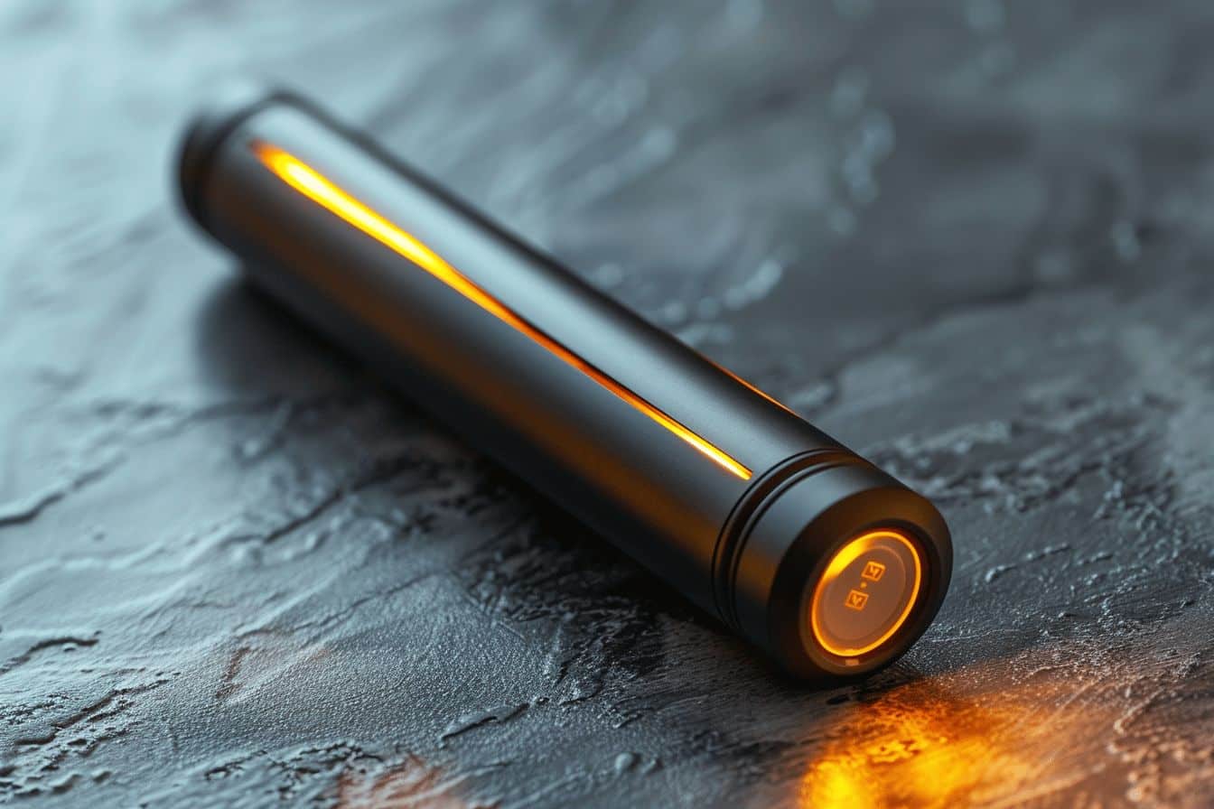 Batterie de cigarette électronique avec conseils d'autonomie
