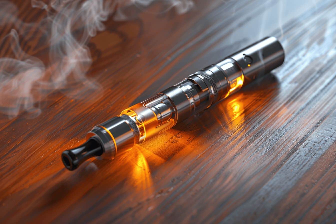 Cigarette électronique avec conseils d'entretien
